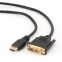 Кабель HDMI-DVI Cablexpert CC-HDMI-DVI-6, 19M/19M, 1.8м 0