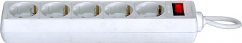 Фильтр сетевой DEFENDER ES 5 БЕЛЫЙ (5 метров, 5 розеток) 0