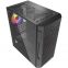 Корпус Powercase Mistral Micro Z3B Mesh LED (черный) (CMIMZB-L3) 2