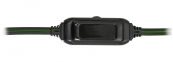 Гарнитура игровая Defender Warhead G-200 зеленый+черный, кабель 2м 2