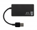 Концентратор USB Jet A JA-UH37 на 4 порта USB 3.0, Hot Plug, ультракомпактный, черный 2