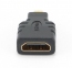 Переходник HDMI-microHDMI Cablexpert A-HDMI-FDML, 19F/19M, угловой, золотые разъемы 0