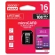 Карта памяти GOODRAM M1AA-0160R12 16GB microSD Class 10 UHS I + adapter 0