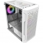 Корпус Powercase Mistral Micro Z3W Mesh LED (белый) (CMIMZW-L3) 3