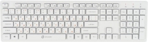 Клавиатура+мышь (комплект) OKLICK 240M, белый, беспроводной 0