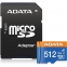 Карта памяти microSDXC 512GB ADATA Premier AUSDX512GUICL10A1-RA1 (с адаптером) 0