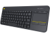 Клавиатура беспроводная Logitech Wireless Touch Keyboard K400 Plus Dark 2