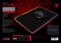 Коврик игровой OMEGA VARR PRO-GAMING MOUSE PAD 250x300x4mm [OVMPLB] LED EDGE 2