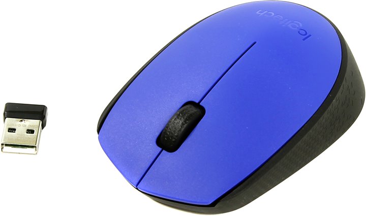 Мышь Logitech M170 синий, беспроводная