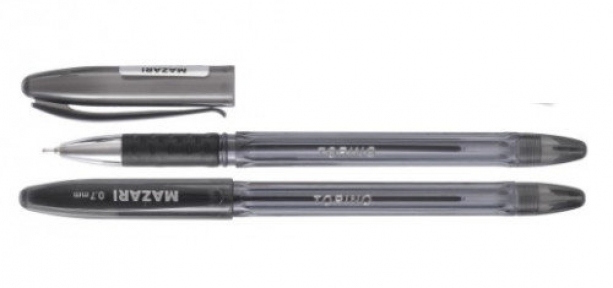 Ручка шариковая Mazari "TORINO" масляная основа, черный (М-5701-71)