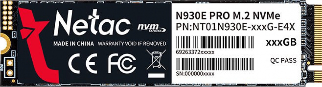 Накопитель SSD M.2 NVMe 128Gb Netac N930E Pro NT01N930E-128G-E4X