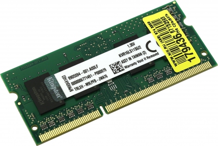 Оперативная память для ноутбука 2GB Kingston KVR16LS11S6/2 (SO-DIMM)