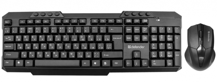 Набор (клавиатура+мышь) Defender Jakarta C-805 черный