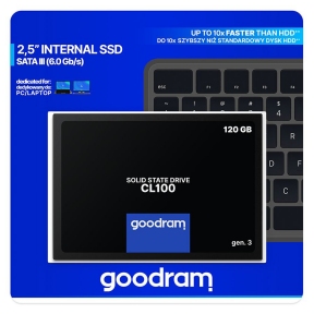 Накопитель SSD 2,5" SATA - 120GB Goodram [SSDPR-CL100-120-G3]