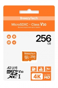 Карта памяти microSDXC 256GB BreezyTech TF 256GB Ultra скоростная