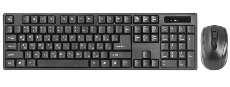 Набор (клавиатура+мышь) Defender  C-915 черный,беспроводной. полноразмерный арт. 45915