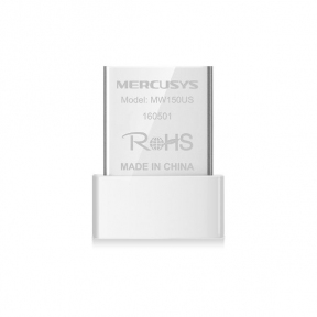 Адаптер USB беспроводной Mercusys MW150US (N150, ультракомпактный)