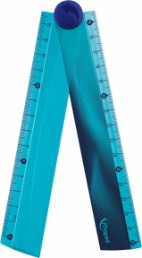 Линейка 15 см. Maped "Nightfall", голубой, складная (281018)