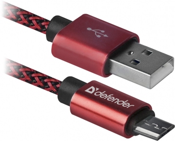 Кабель USB Defender USB08-03T (красный)