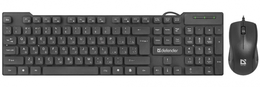 Набор (клавиатура+мышь) Defender York C-777, черный