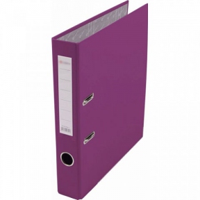 Папка-регистратор 75 мм ПВХ фиолетовый