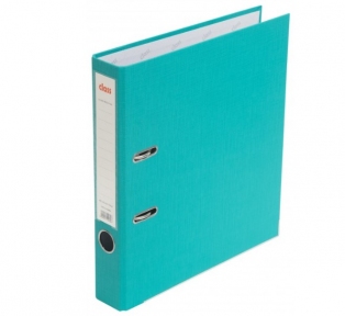 Папка-регистратор A4 50 мм. "CLASS", ПВХ, уголки металл бирюзовая арт. А0312-TRO