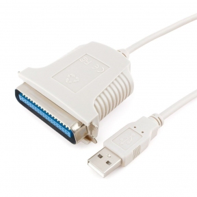 Конвертер LPT->USB порт Gembird/Cablexpert CUM-360, C36M/USBAM, 1,8м, блистер