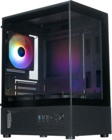 Корпус XASTRA Q300M  3FRGB черный (Q300M-3FC12F)