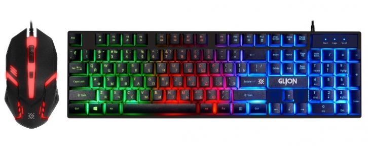 Набор (клавиатура+мышь) Defender Glion C-123 (45123)