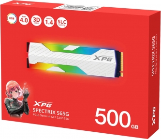 Накопитель SSD M.2 NVMe 500GB ADATA XPG Spectrix S65G, арт. SSPECTRIXS65G-500G-CI