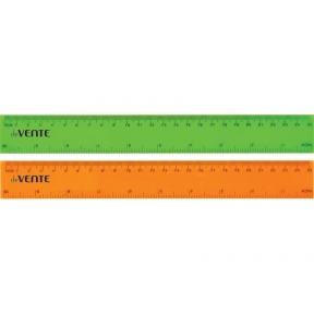Линейка 25 см. deVENTE, флуоресцентная, ассорти  арт. 5091328