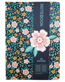 Ежедневник A5 недатированный Mikirei "Цветочки" (BG-A5-4079-1-4)