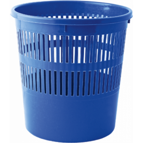 Корзина для бумаг синяя