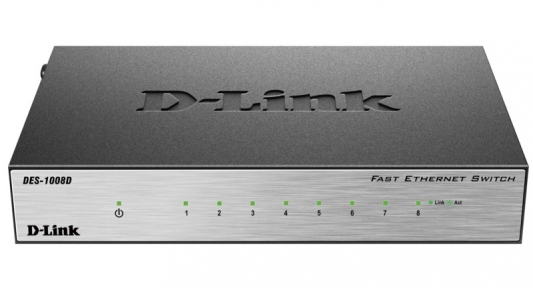 Коммутатор D-LINK 8-PORT DES-1008D/L2B