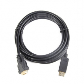 Кабель DisplayPort->DVI Cablexpert CC-DPM-DVIM-6, 1.8м, 20М/25М, черный,экран,пакет