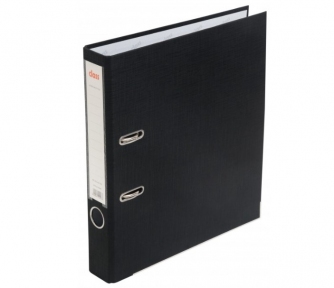 Папка-регистратор A4 50 мм. "CLASS", ПВХ, уголки металл черная арт. А0311-ВК