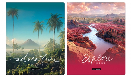 Тетрадь 48л. A5, BG "Жажда странствий" ассорти, в клетку (арт.Т5ск48  11035)