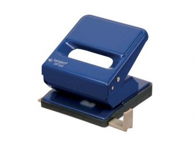 Дырокол "Kangaro" DP-520G тёмно-синий (30 листов)