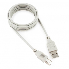Кабель USB 2.0 Pro Cablexpert CC-USB2-AMBM-6-N, AM/BM, медь 1,8м, серый, пакет