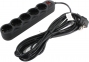 Фильтр сетевой 3м 5 розеток SVEN SF-05L Black