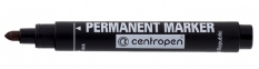 Маркер перманентный 2.5 мм Centropen чёрный, светостойкий (арт.8510 0112)