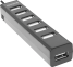 Разветвитель USB универсальный Defender Quadro Swift USB 2.0, 7портов