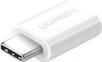 Адаптер UGREEN US157 USB-C 3.1 - Micro USB, цвет белый