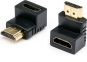 Переходник угловой HDMI (90 градусов, HDMI(m)<=>HDMI(f) арт. AT3804
