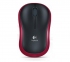 Мышь Logitech M185 (черный/красный), беспроводная