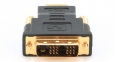 Переходник HDMI-DVI Cablexpert A-HDMI-DVI-1, 19M/19M, золотые разъемы