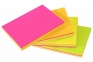 Блок для записей 76x100 мм. Alingar, с клеевым краем, 5 цветов (по 100л.), неоновые цвета, ассорти (AL8117)