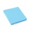 Блок для записей 75х75 мм. YADI, с клеевым краем, голубой пастель, 100 л. (YD654-B)