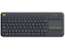 Клавиатура беспроводная Logitech Wireless Touch Keyboard K400 Plus Dark